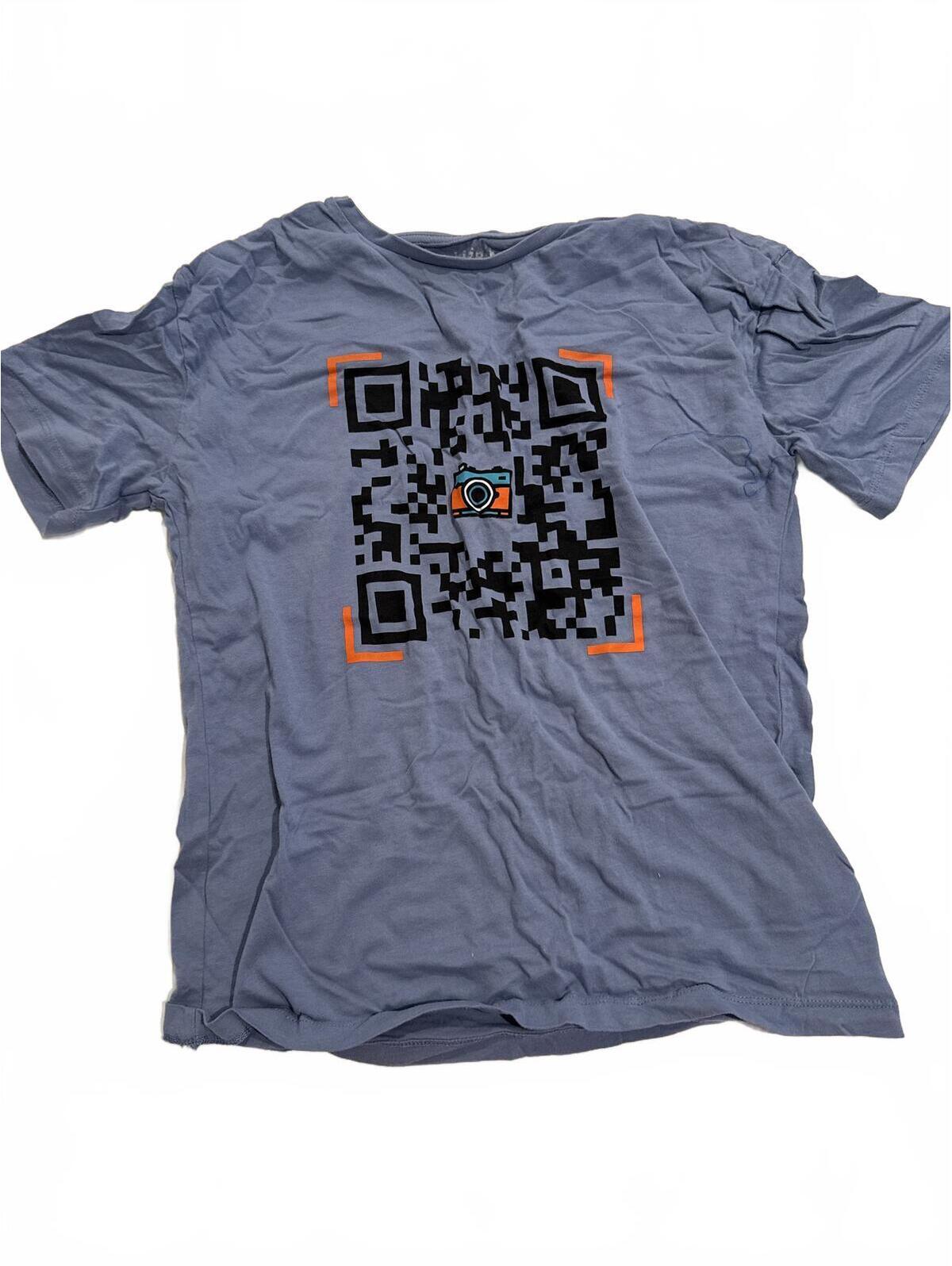 Kidpik Boys Xl Graphic T-Shirt Qr Code Print